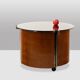 Eugenio Gerli, for Tecno. Round coffee table with integrated bar. Circa 1960.