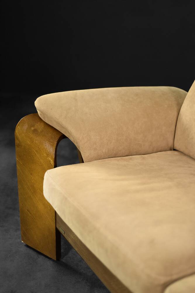 Modern Norwegian mid-century two-seater sofa, low-back loveseat Stressless Pegasus by Ekornes.