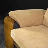 Mid-century norwegian modern two-seater sofa stressless pegasus low back loveseat from ekornes