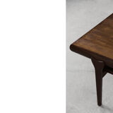 Danish extendable teak coffee table with drawer, 1960s