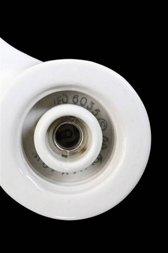 Set of 2 IFÖ “6035” / Stig Carlsson ceramic / glass / wall lamps / mid-century modern design