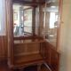 60s silver display cabinet