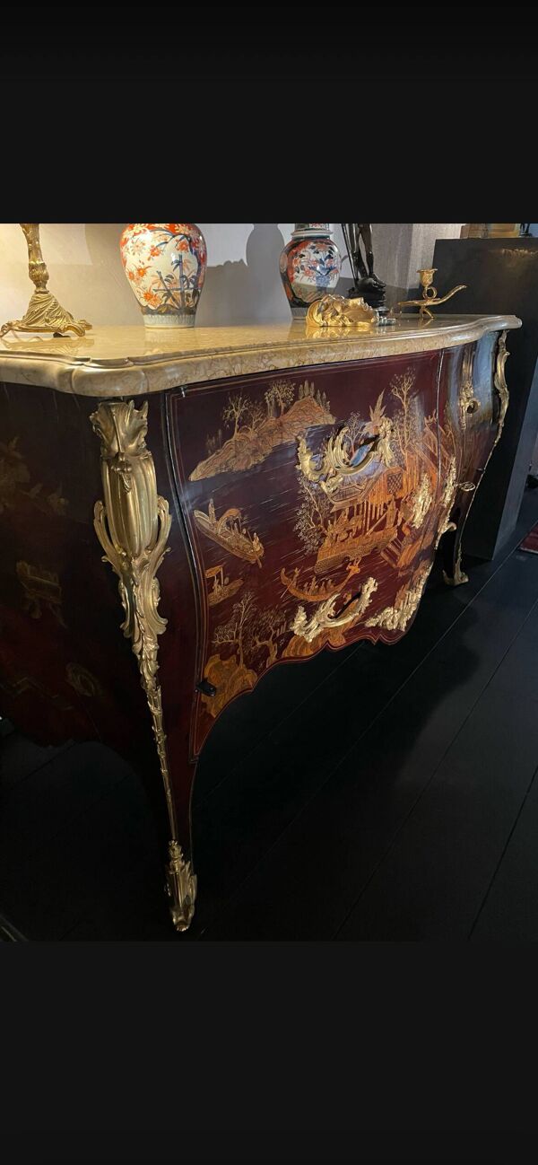 Commode Louis XV laque de chine