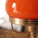 Vintage cellar rat lamp 70 opaline orange