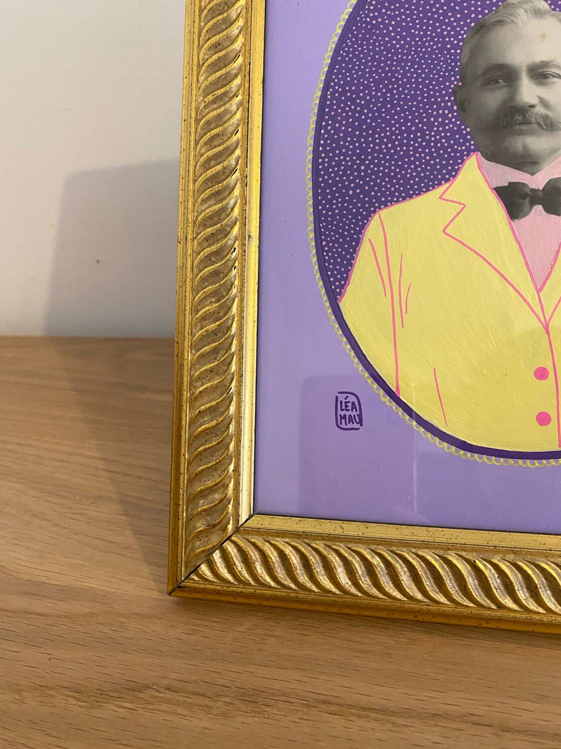 Vintage frame and photo