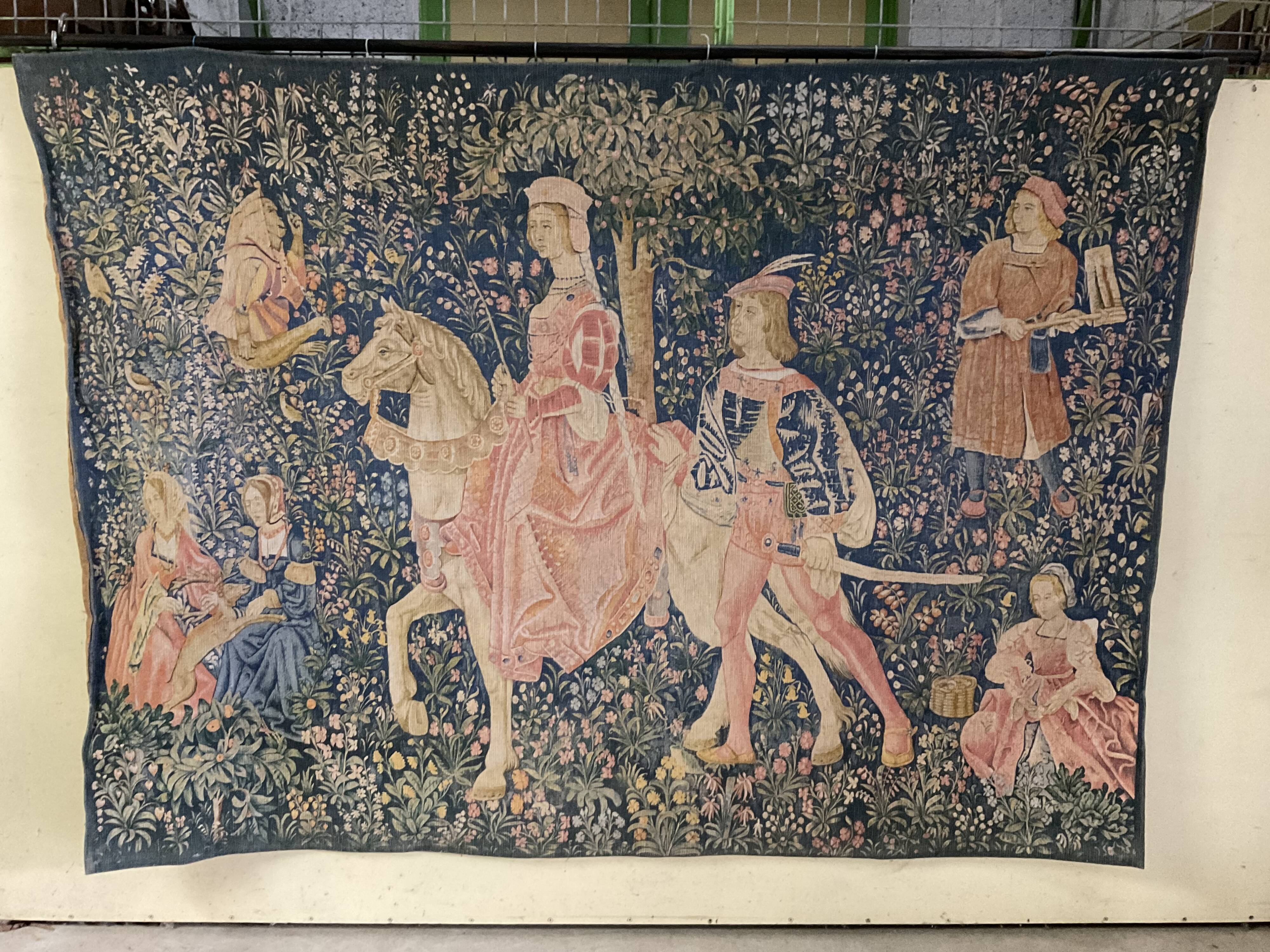 Wall hanging tapestry "the noble Amazon"