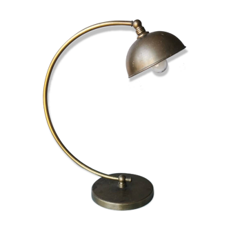 Lampe de bureau en laiton années 70