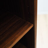 Bibliothèque en acajou, design danois, années 1970, production Omann Jun