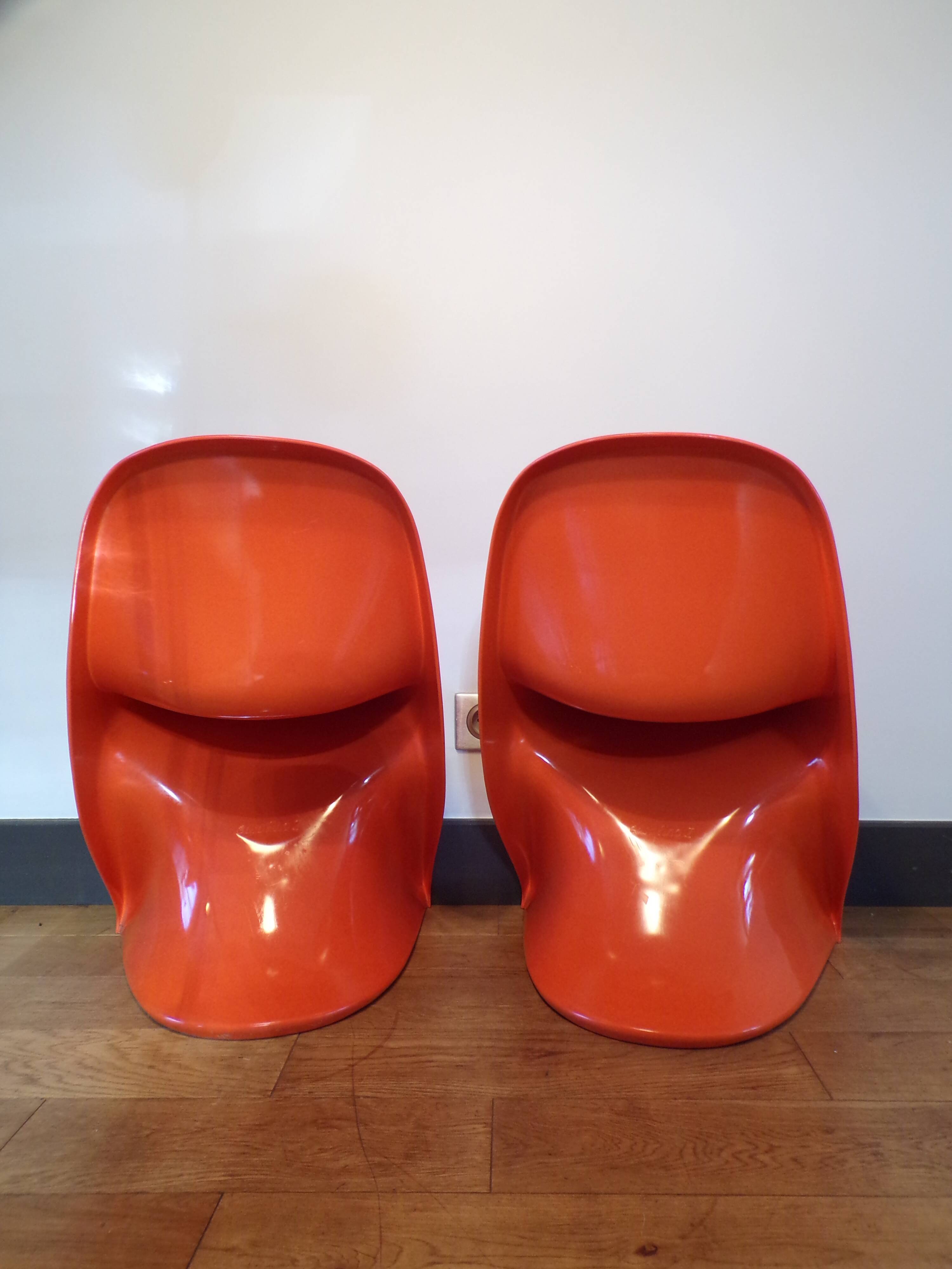Pair of Casalino chairs by Alexander Begge for Casala