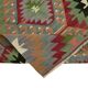 Turkish Handmade Vintage Anatolian Kilim 107 cm x 264 cm