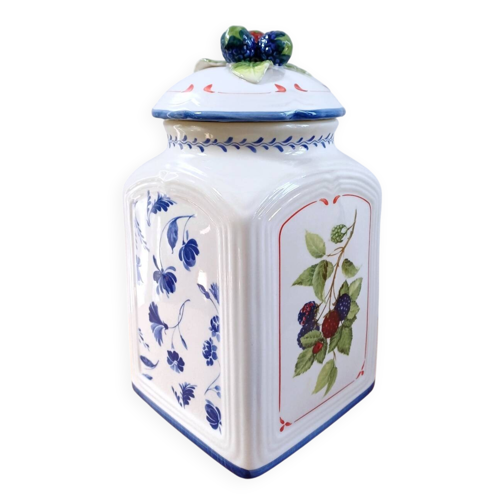 Grand pot à biscuits en céramique Villeroy & Boch – Collection Cottage Charm