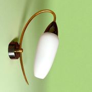 Applique murale en verre blanc minimaliste