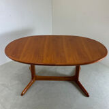 Danish midcentury teak dining table 1960s by Skovby