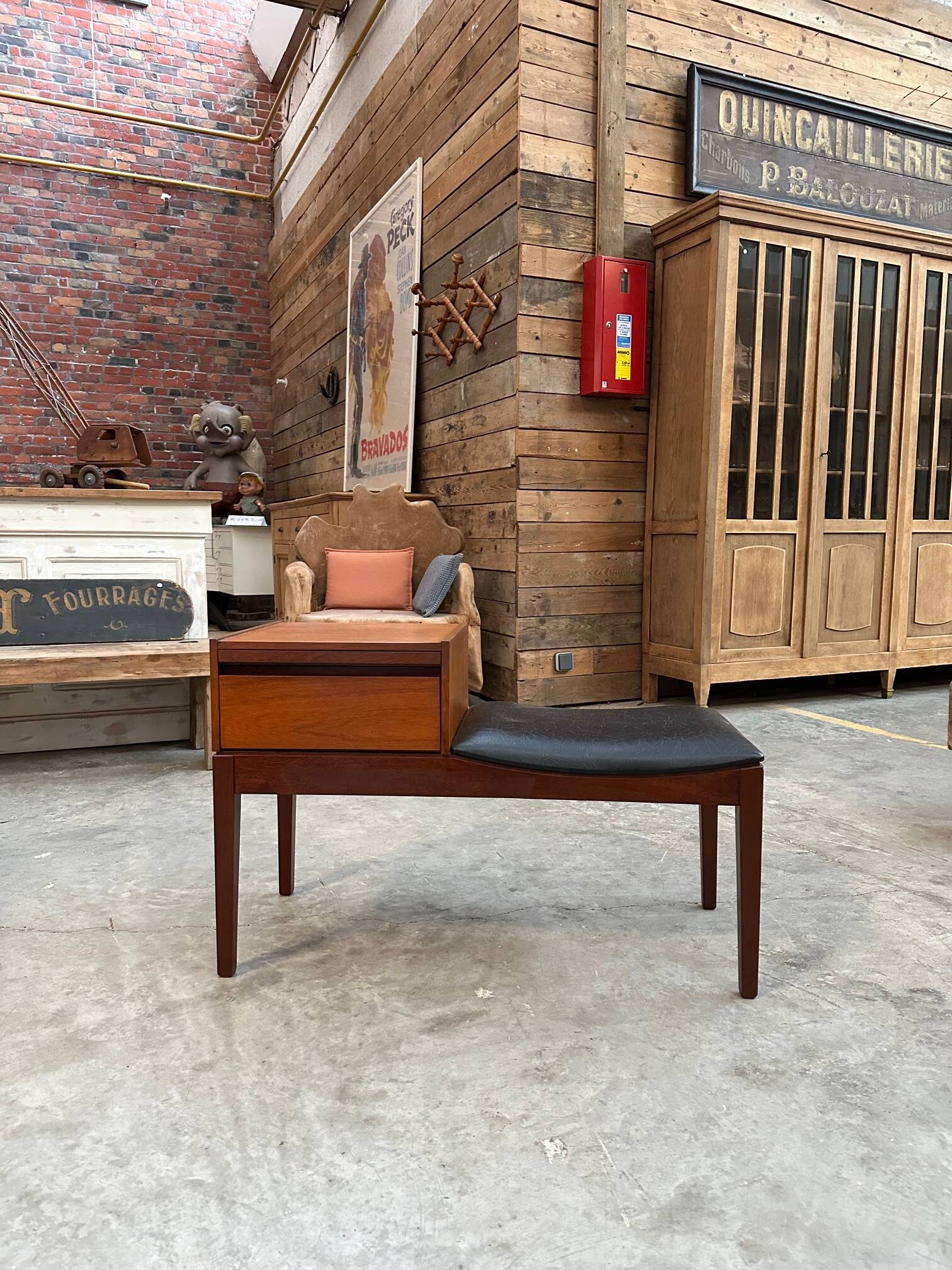 60s Hallway Bench