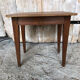 Table ecolier bois pieds compas vintage