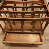 Porte-revues canage et bois