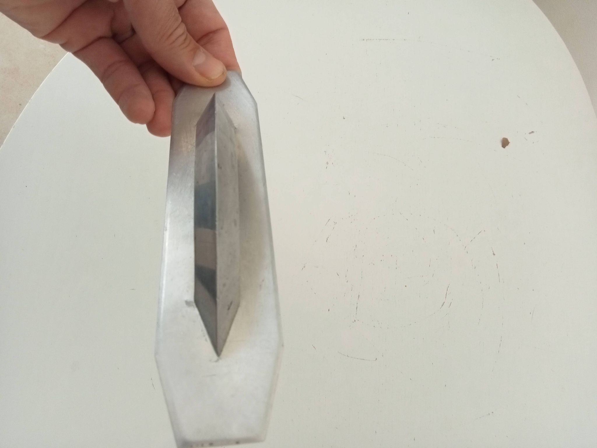 Vintage aluminium furniture handle