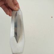 Vintage aluminium furniture handle