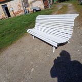 Iron and Wood Bench from the 50s