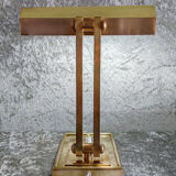 Brass articulated desk lamp