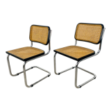 Set of 2 Cesca B32 chairs by Marcel Breuer