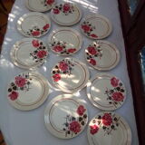 12 plates flat Simone / Badonviller