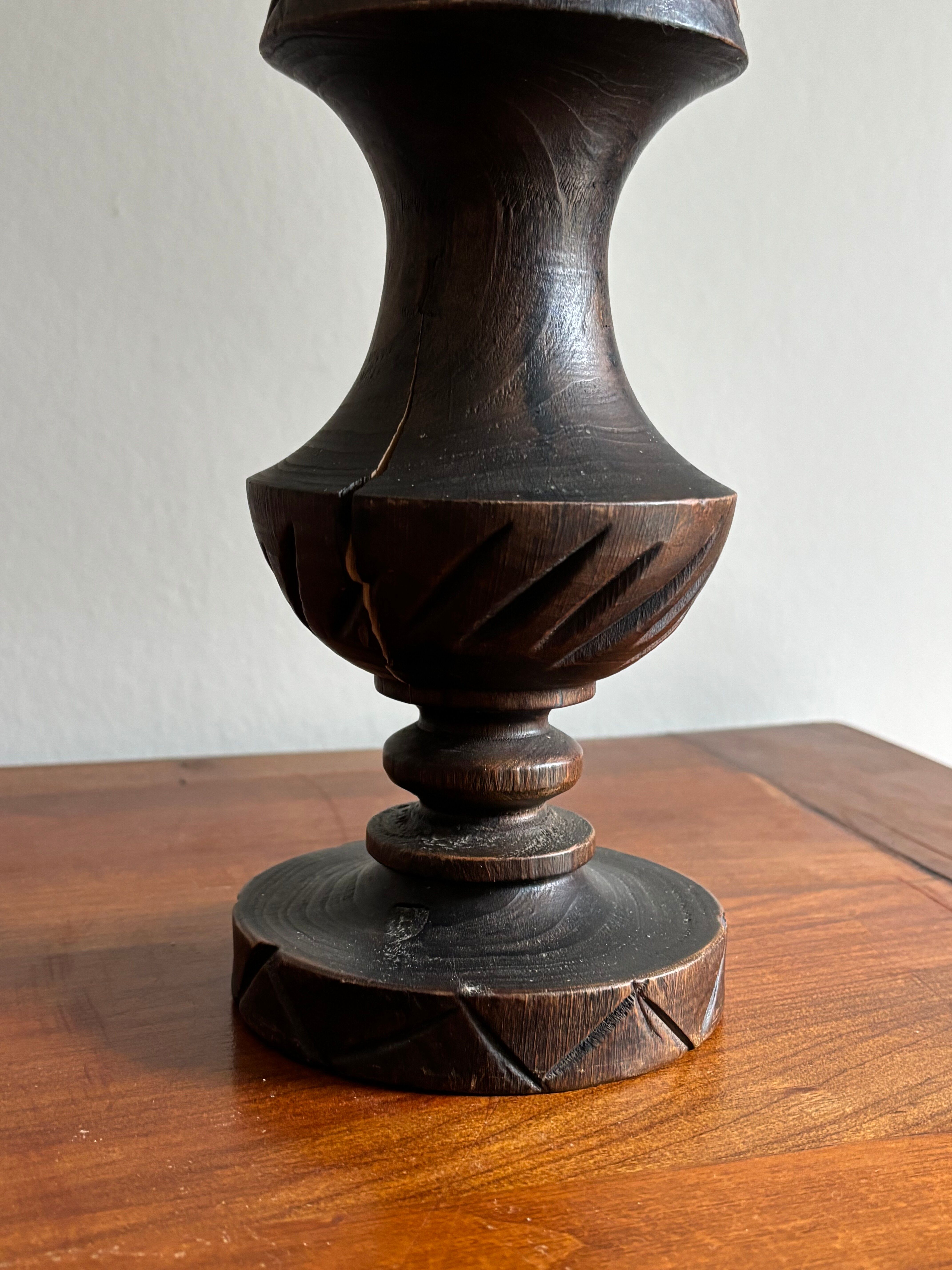Bougeoirs en bois