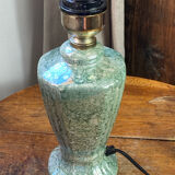 Marbled porcelain lamp base