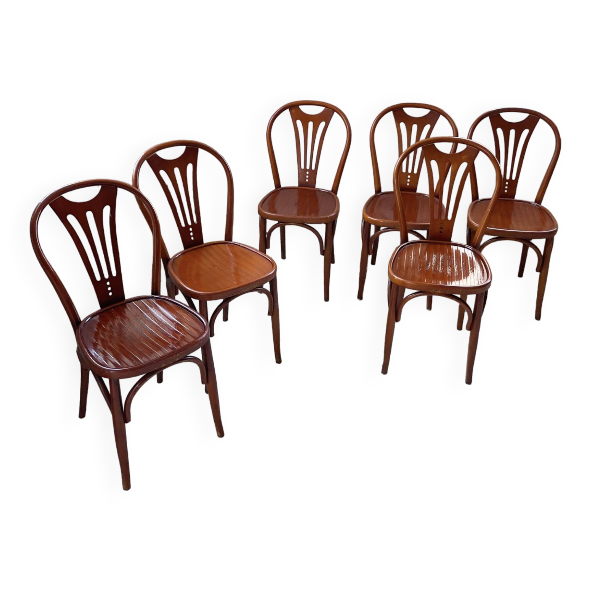 6 bistro chairs