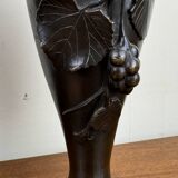 Pair of bronze vases art nouveau period circa 1900