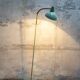 Lampada da terra Vintage en Ferro e ottone smaltato Anni '50