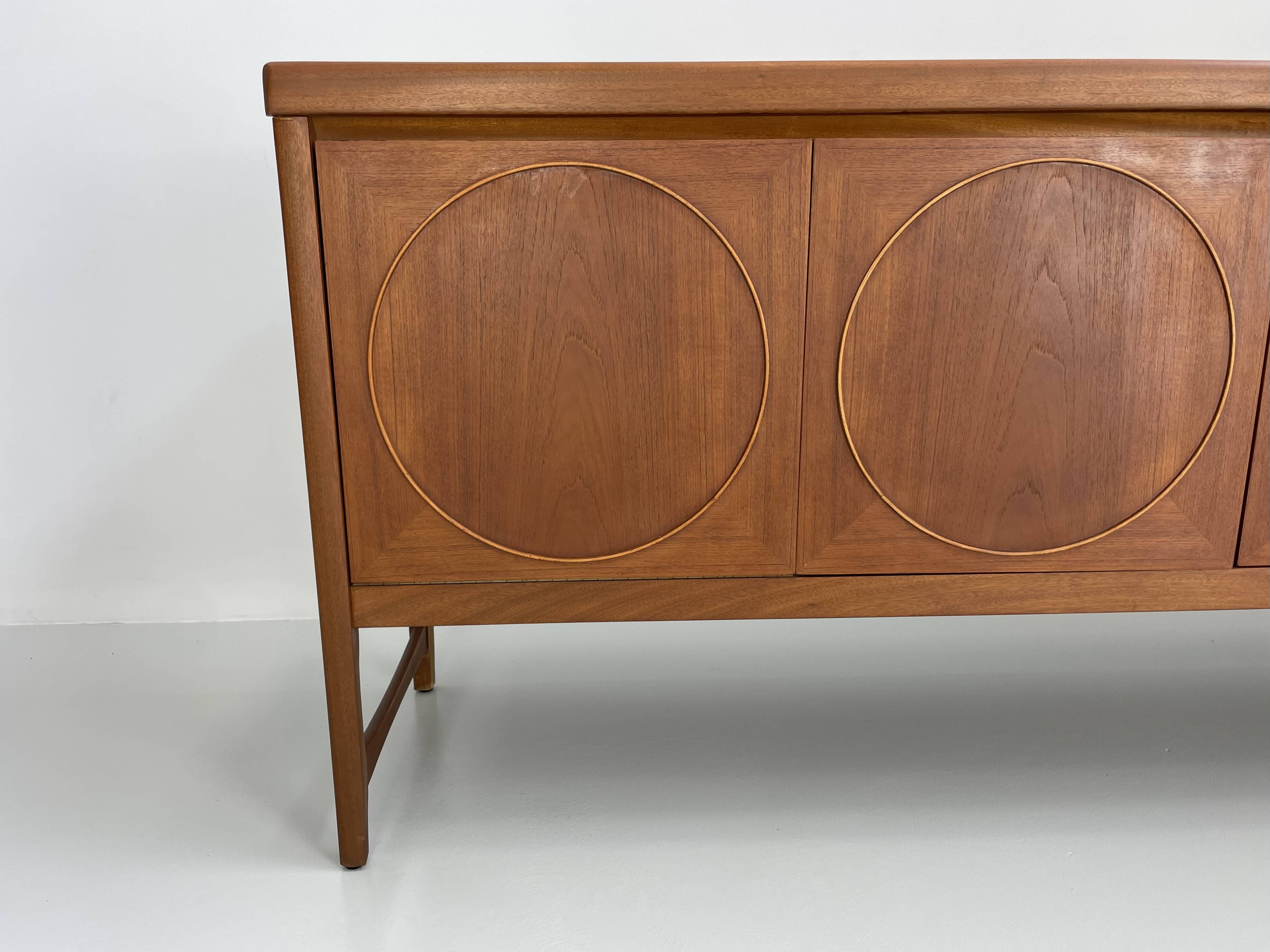 Vintage Nathan "Circle" sideboard 1960's
