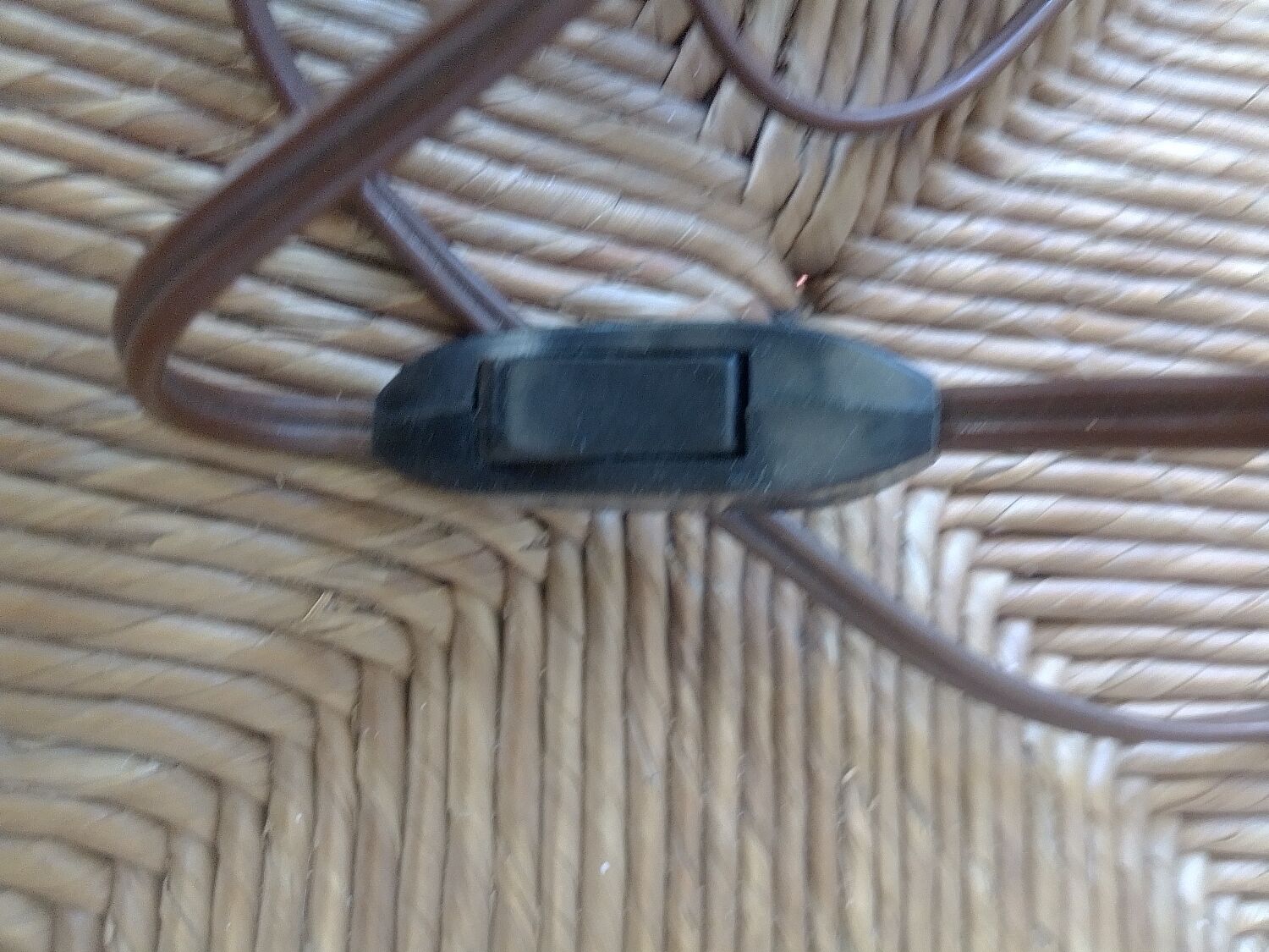 Bedside lamp copper and wood