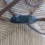 Bedside lamp copper and wood