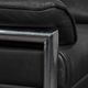 Leather and chrome lounge chair, Italy, 1990s