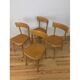 4 vintage bistro chairs 60s