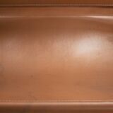 Wassily chair by Marcel Breuer, in brown leather, Italy, 1980s