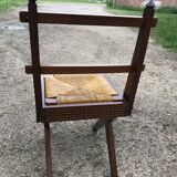 Suite of 6 wooden chairs  1940/1950