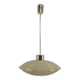 1970s German Space Age UFO Pendant Lamp in Textured Resin
