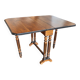 Table ancienne pliante style Louis XIII / Henri II – 100 × 80 cm