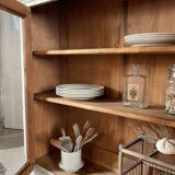 Vitrine ancienne blanche