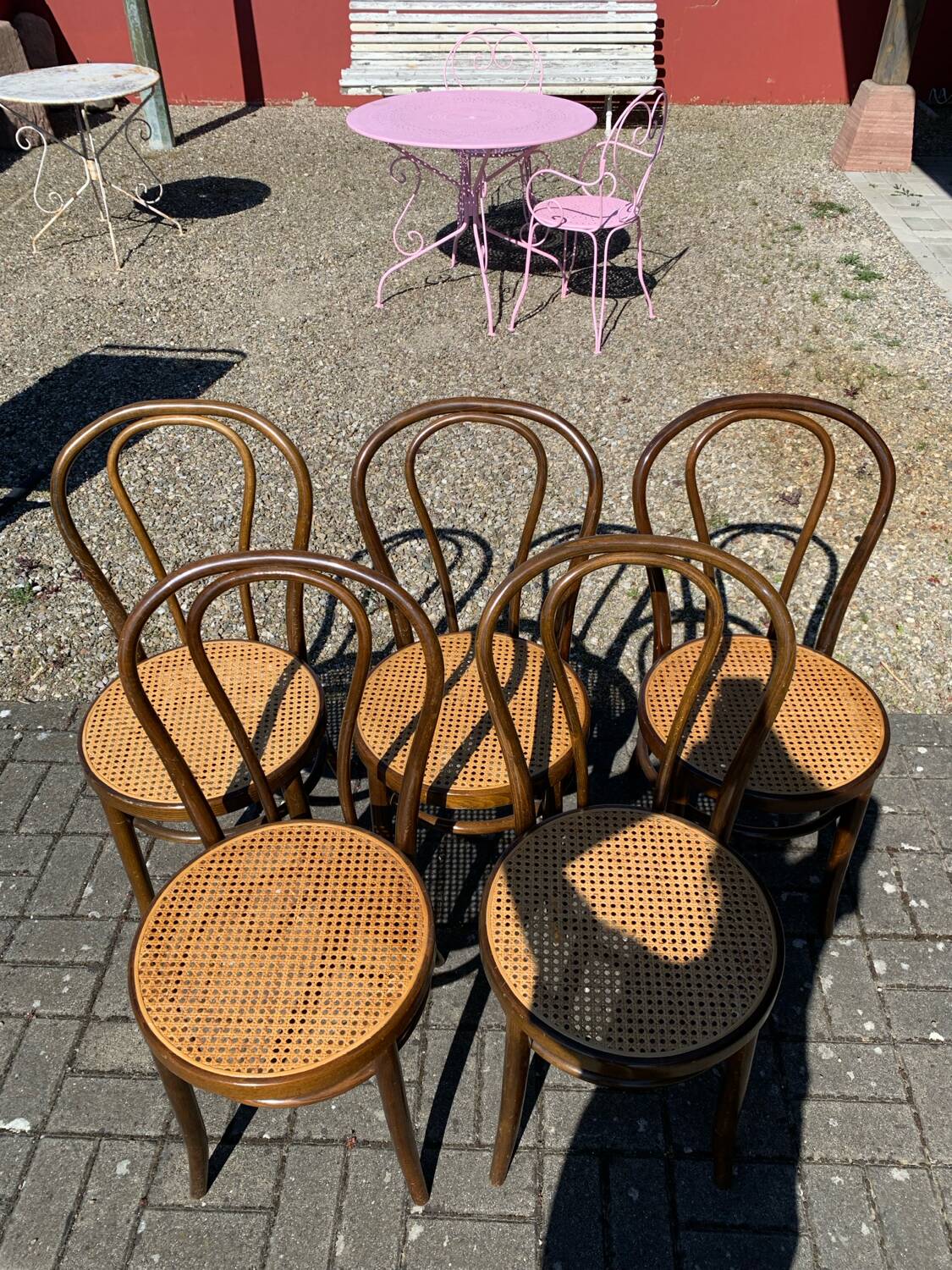 Lot de 5 chaises de bistrot