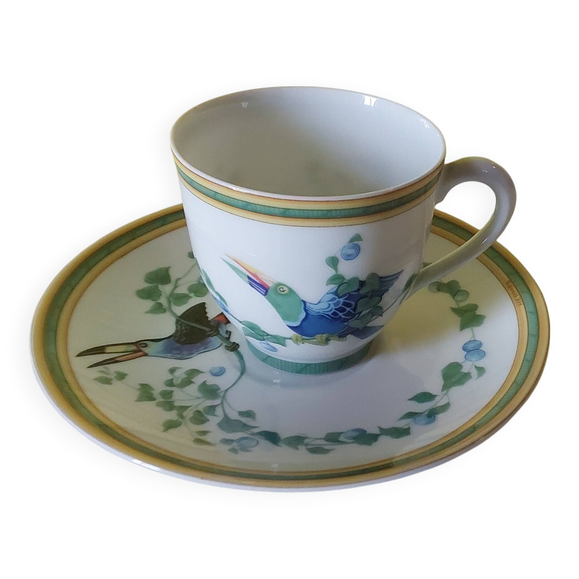 Hermès toucans coffee mug