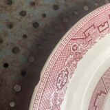 Iron earth cake dish, willow, hamage moulin des loups, north, old