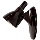 Vintage Midcentury Brown Bakelite Wall Light, 1950s