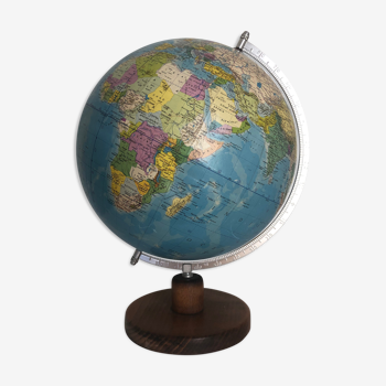 Earth Globe of Ràth ex-GDR vintage 1983 - 45 cm