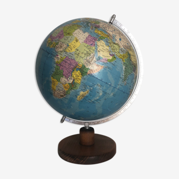 Globe terrestre de Räth ex-RDA vintage 1983 - 45 cm