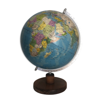Earth Globe of Ràth ex-GDR vintage 1983 - 45 cm