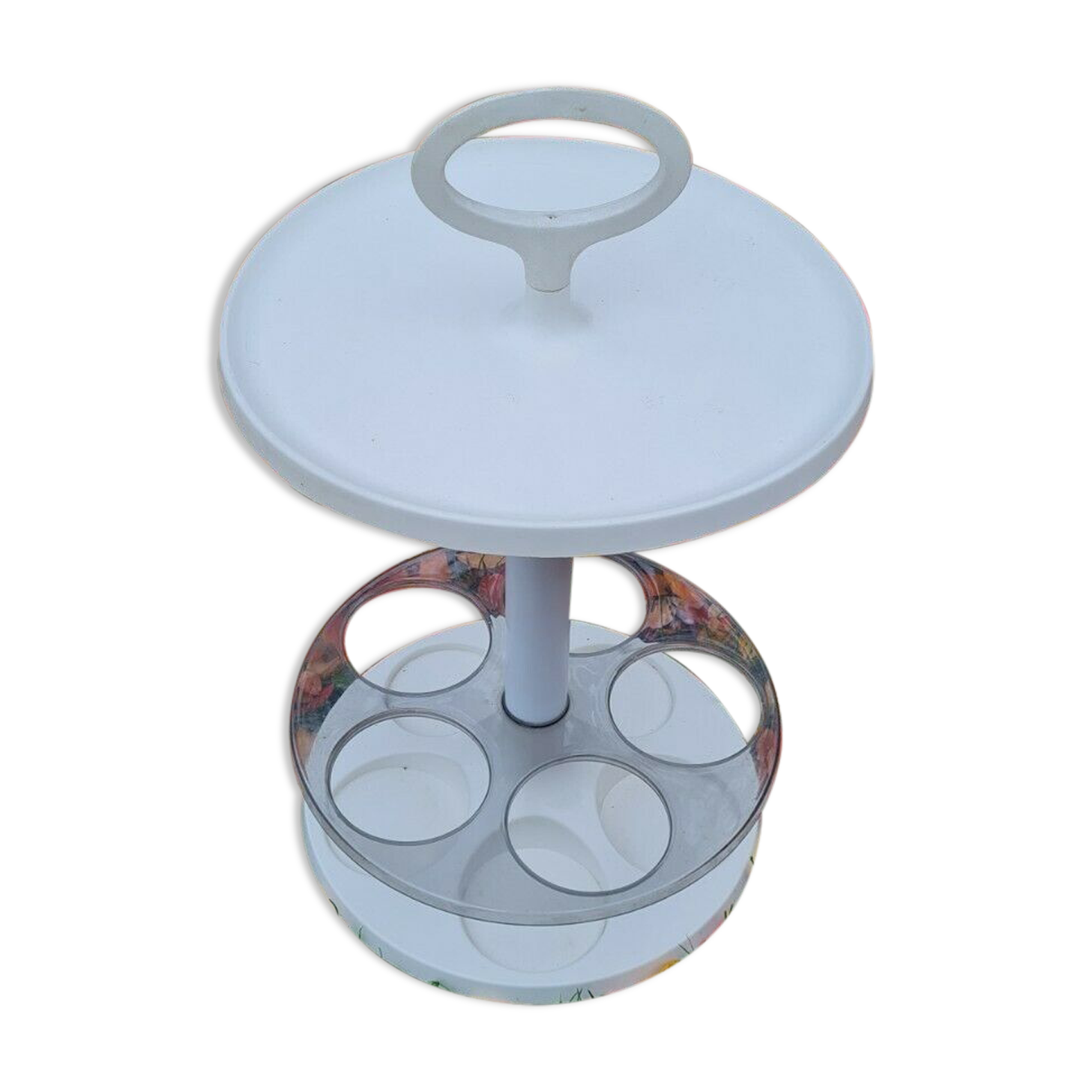 Dessert mini bar bottle holder vintage aperitif 70 made in Holland