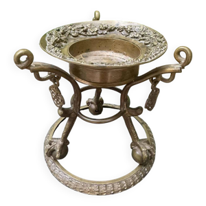 Bougeoir en bronze époque